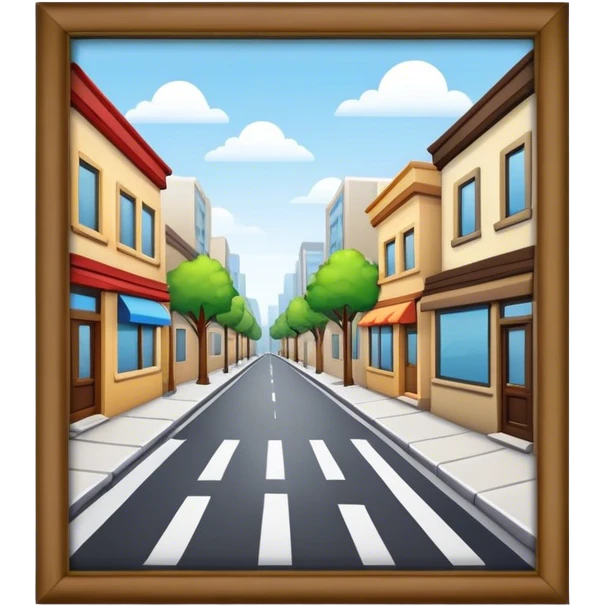 a street emoji