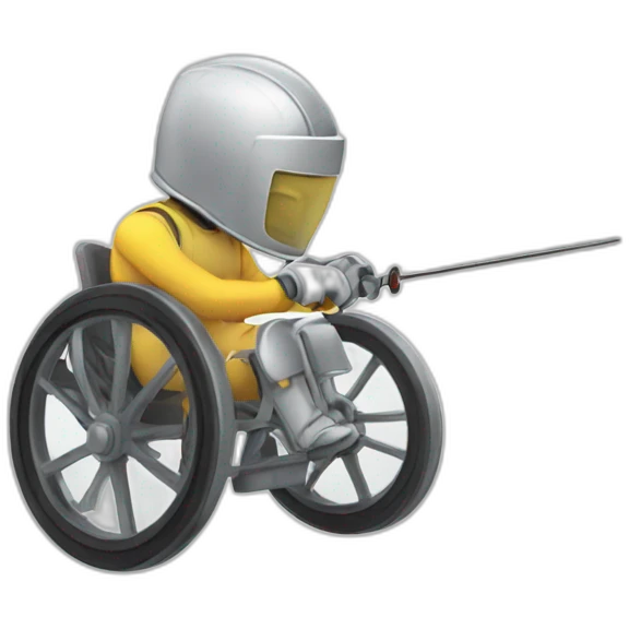 wheelcharefencing emoji