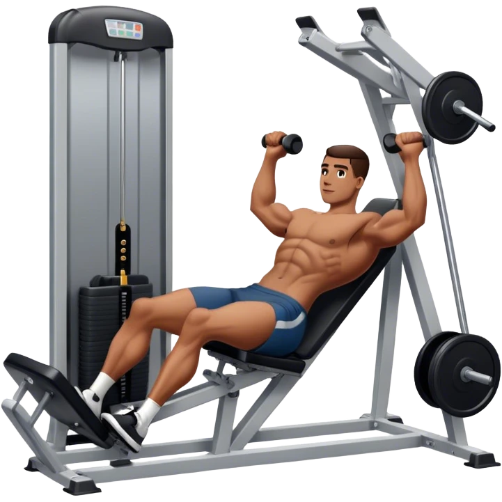 guy leg press machine emoji
