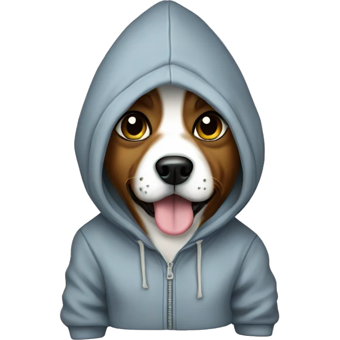 Dog hoodie emoji