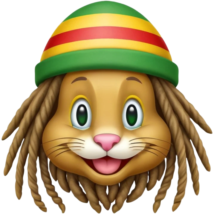 rasta easter bunny emoji