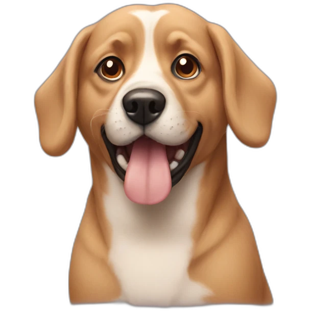 beans the dog emoji