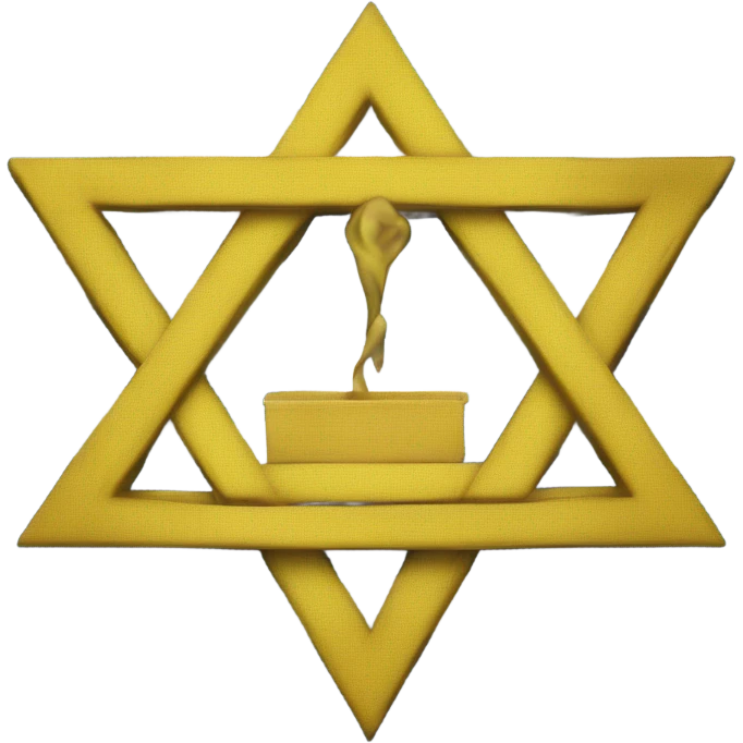 Create yellow around the flag of Israel emoji