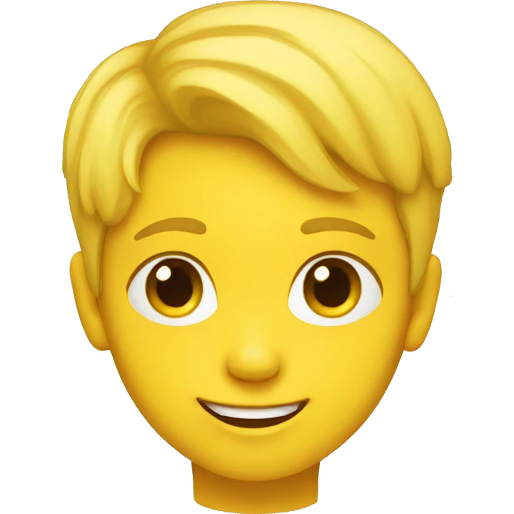 yellow danish kid emoji