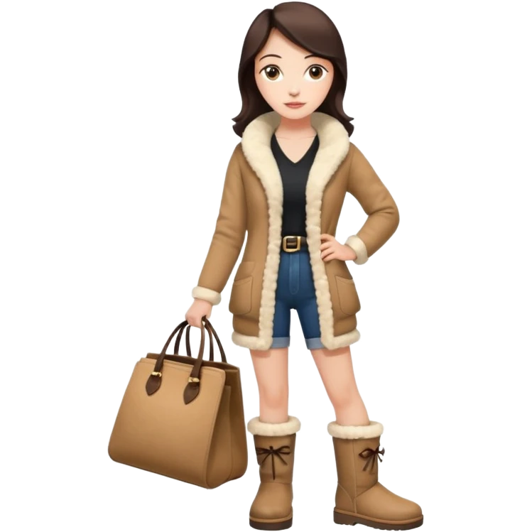 con ugg e borse innovativicrea degli outfit eleganti   emoji
