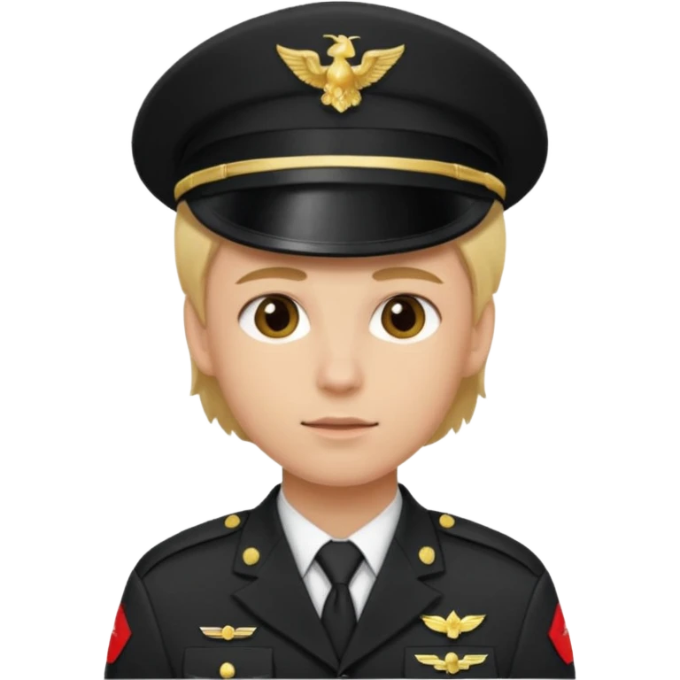 a soldier with blonde hair emoji