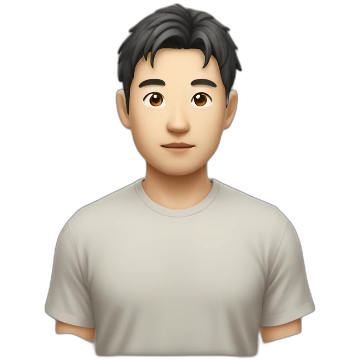 亚洲年轻男人抱着一只猫在怀里 emoji