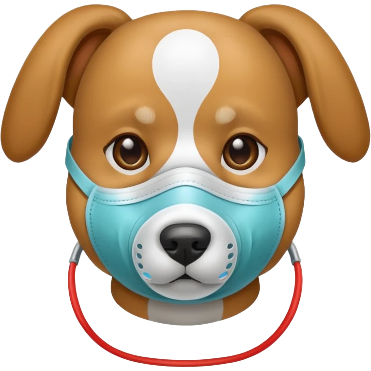 dog Wearing Medical Mask emoji