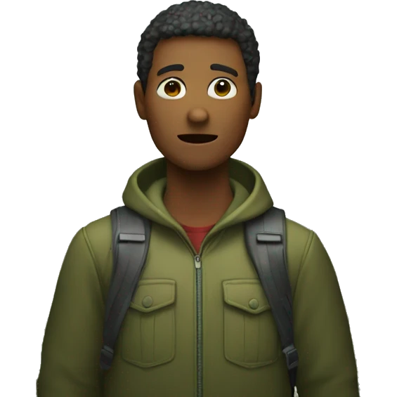 Searching a person in the forrest
 emoji