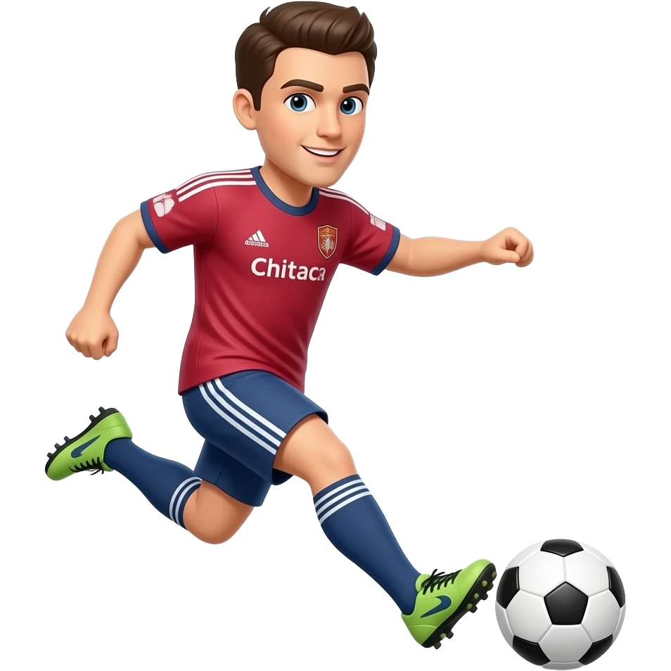 football boot kicking ball emoji