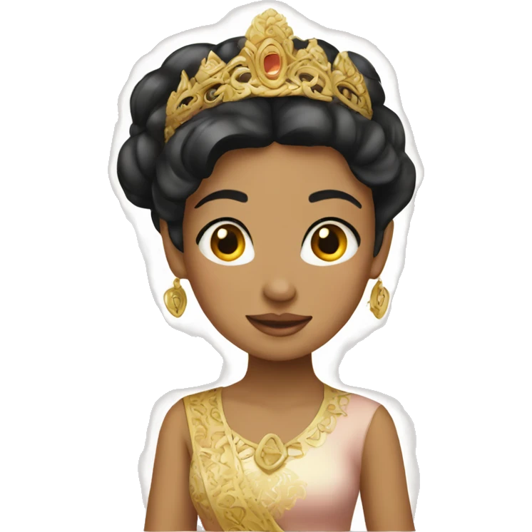 Indonesian princess emoji