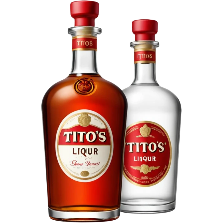 Tito’s liquor bottle emoji