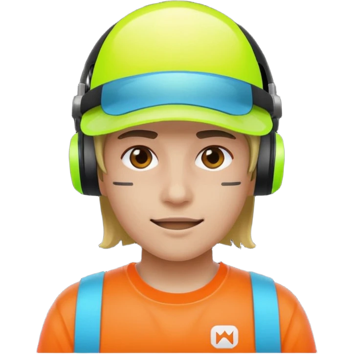 Neon Visor Gamer emoji