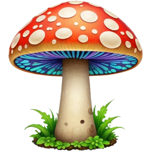 psychodelic mushroom emoji