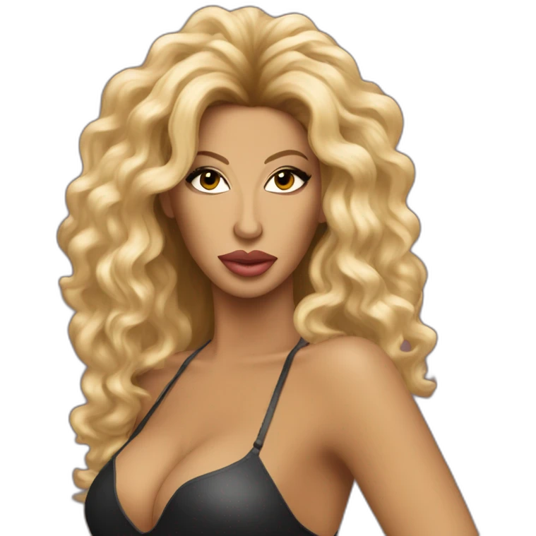 Afida Turner with Blond hair emoji