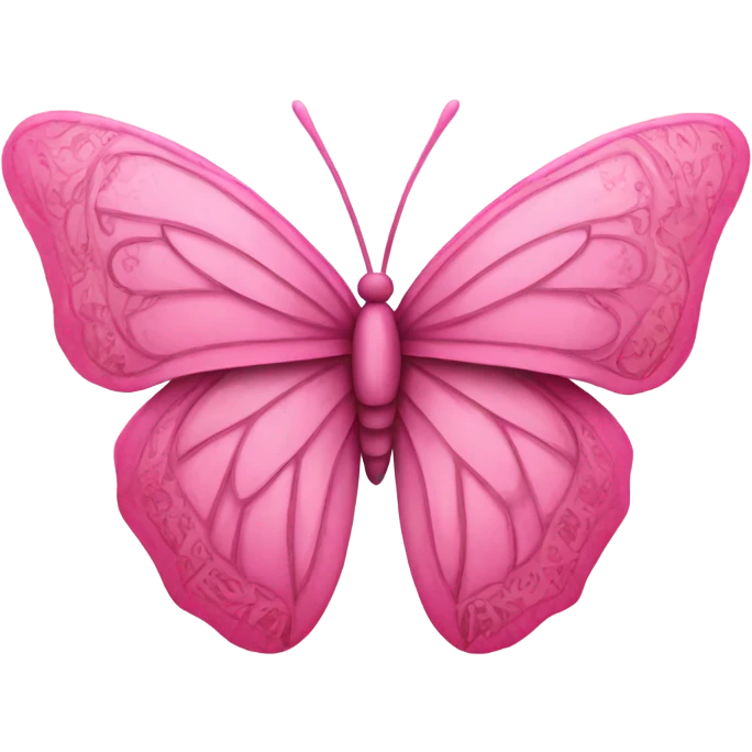 pink butterfly  emoji