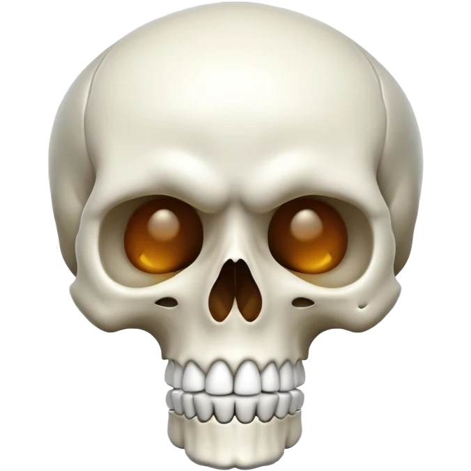 skull emoji mewing emoji