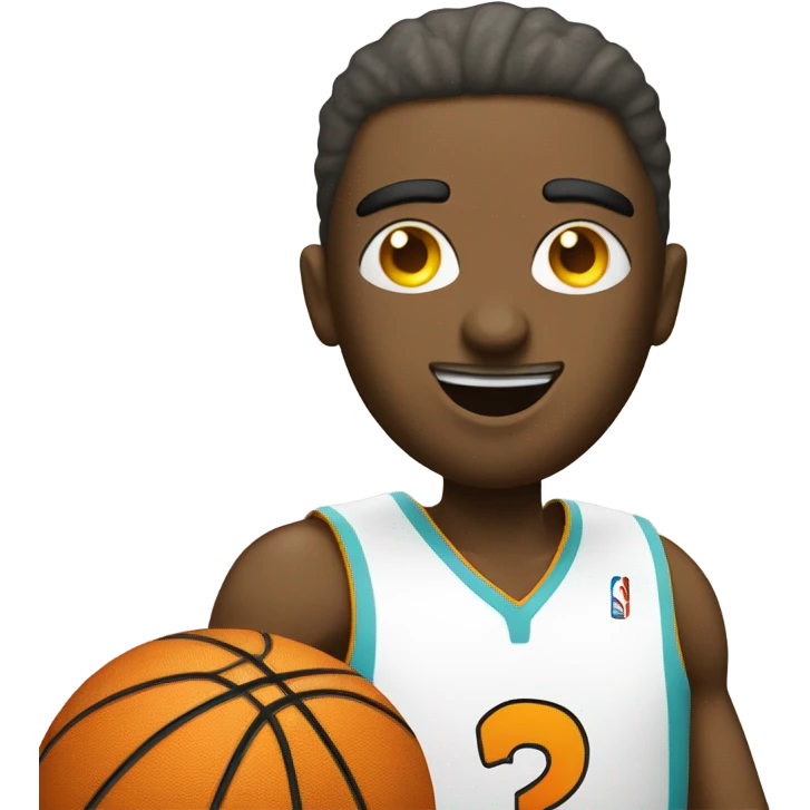 Basketball with money eyes  emoji