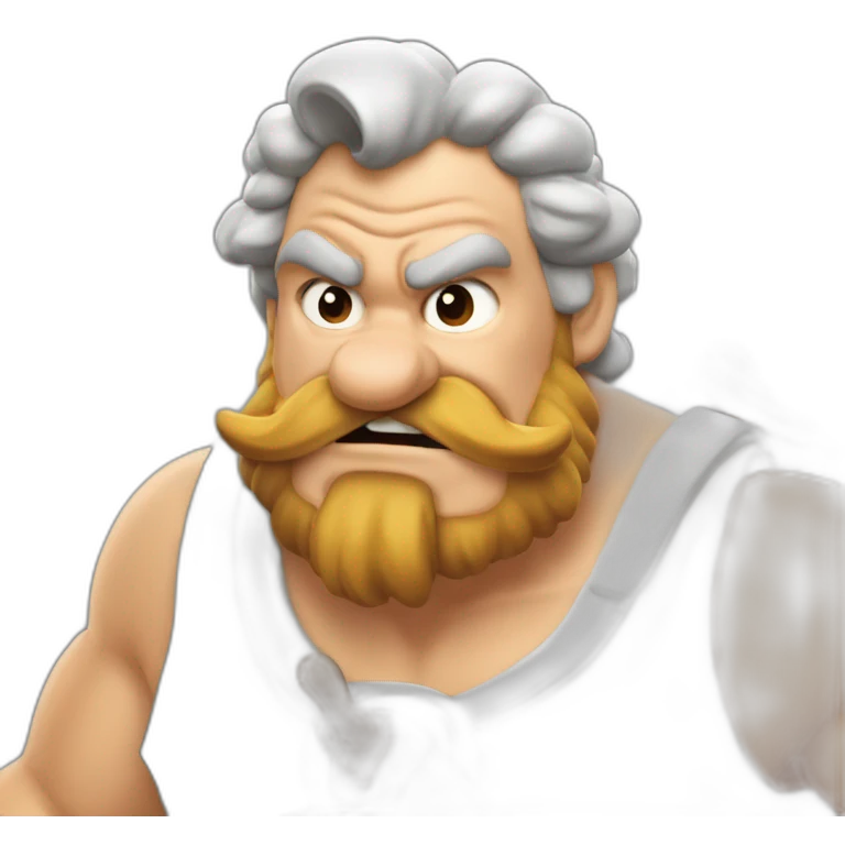 Astérix qui mange un sanglier  emoji