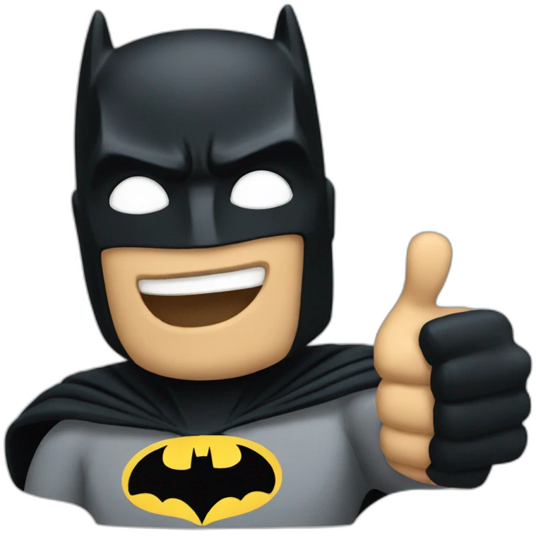 Batman thumb up emoji