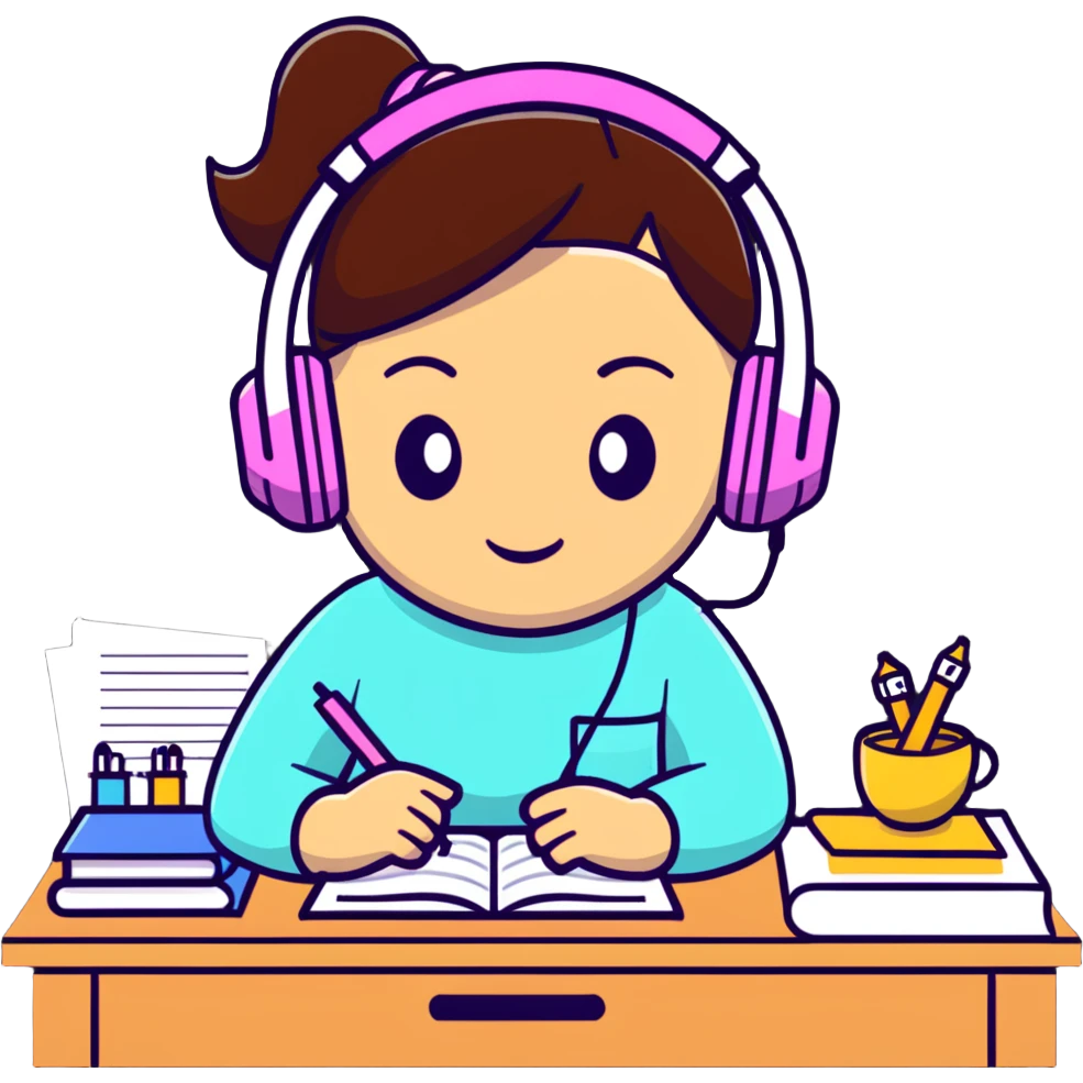lofi girl studying emoji