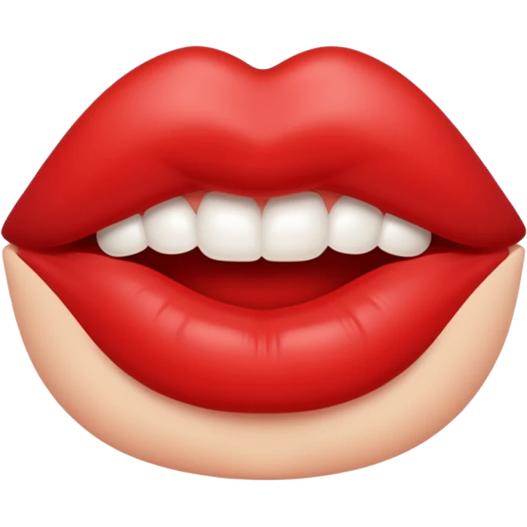 Huge lips emoji emoji