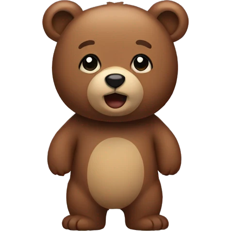 A small bear  emoji