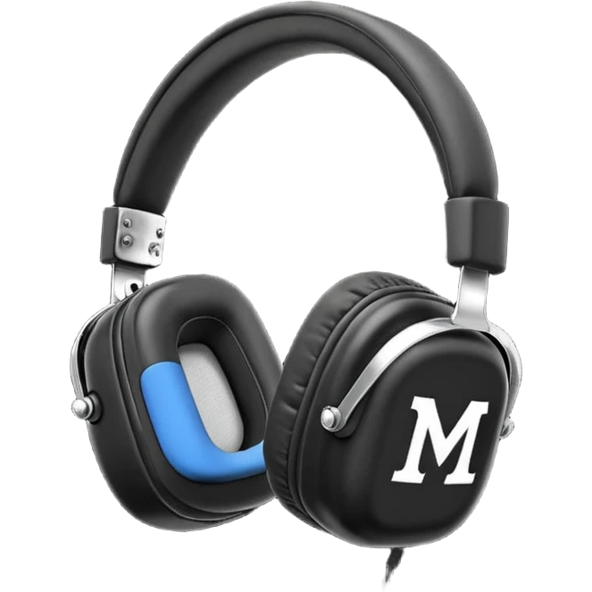  сгенери иконку накладных наушников в стиле Marshall.

Узнаваемая форма квадртаных чашек Marshall, аккуратные швы, мягкие амбушюры, прочное оголовье.
Логотип Marshall на чашках, выполненный в фирменном стиле.

 emoji