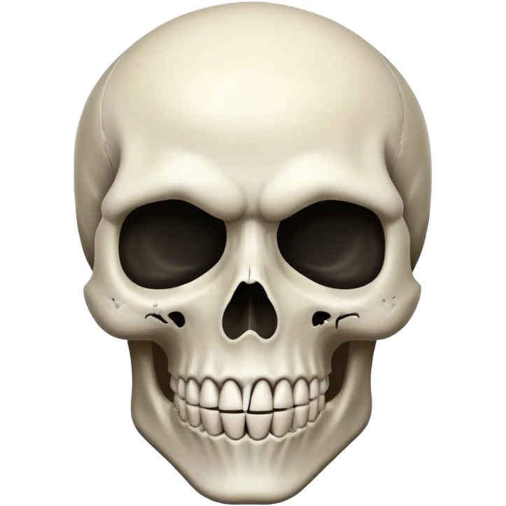 Skull face sigma Big jaw  emoji