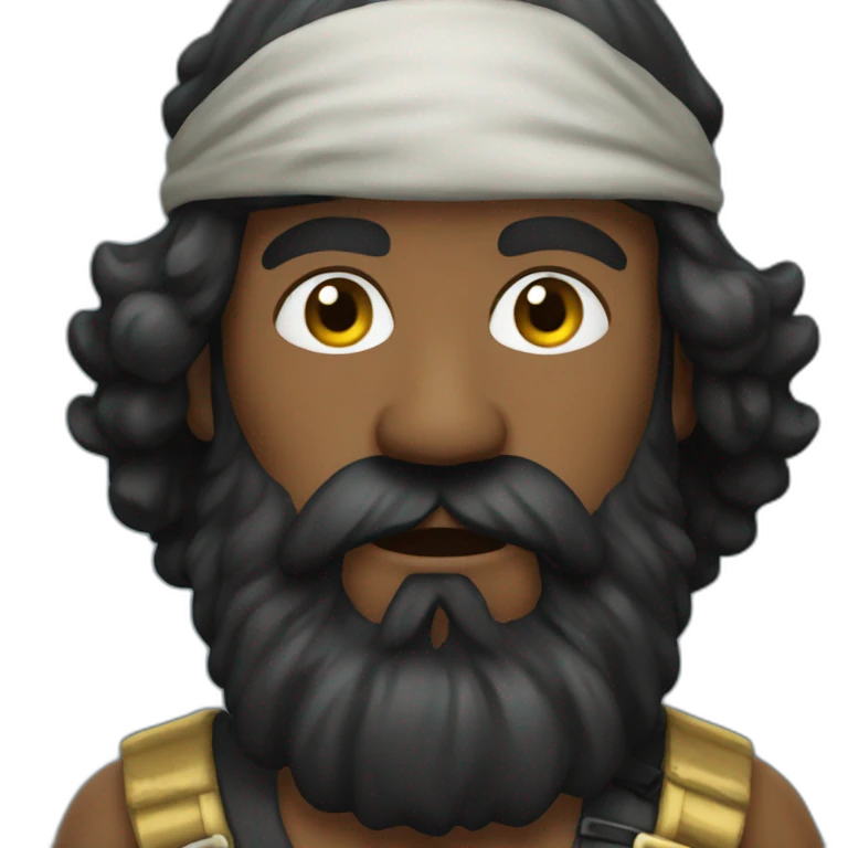 blackbeard emoji