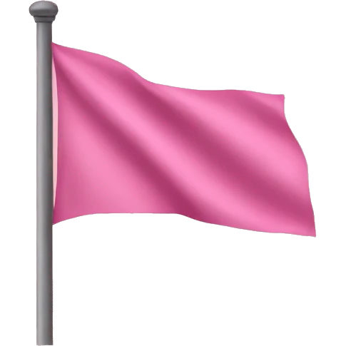 Pink flag emoji  emoji