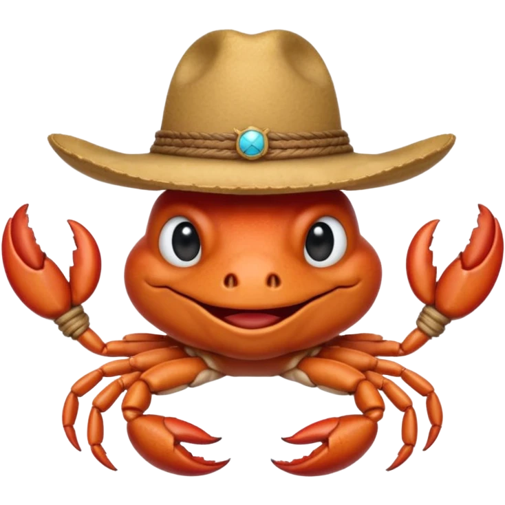 Crab cowboys emoji