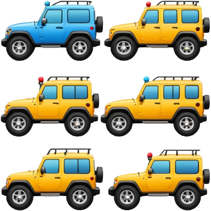 do multiple adventure offroad emojis emoji