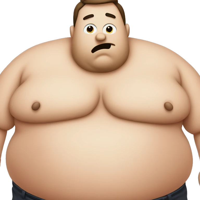 Fat stomach  emoji