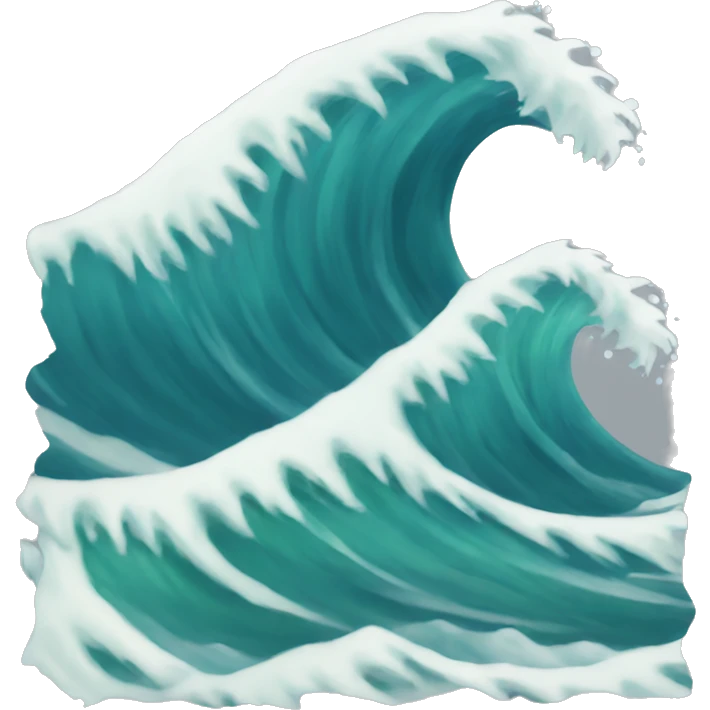 Wave emoji