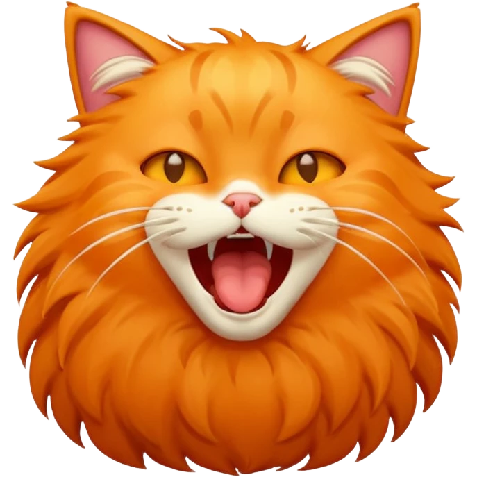 Nah çeken kedi emoji
