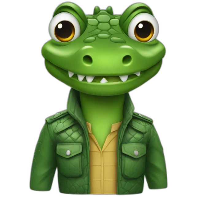 crocodile coder emoji