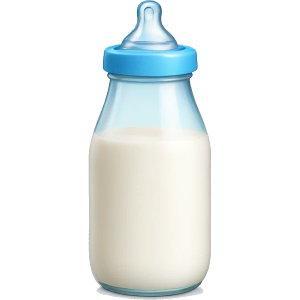 baby bottle milk
 emoji