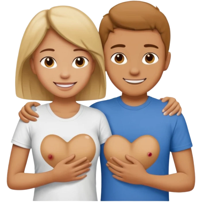 erkek kızın memelerini elliyor emoji