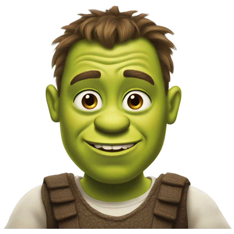 Shrek with baddie nails and being a baddie  emoji