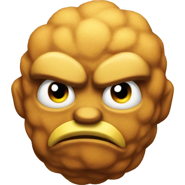 Angry nugget emoji