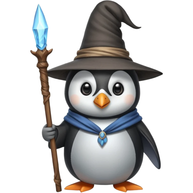 Penguin Wizard emoji