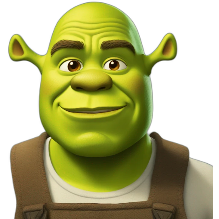 Shrek fair un doit recevoir emoji