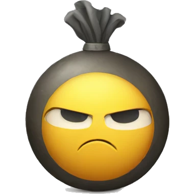 sad bomb emoji