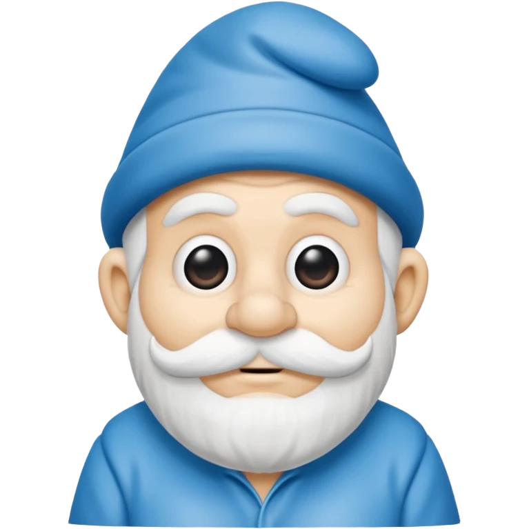 grandfather smurf  emoji