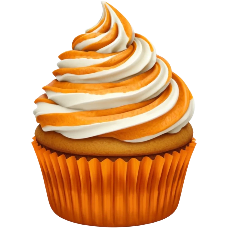 Pumpkin Spice Swirl Cupcakes emoji