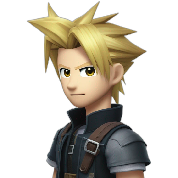 Final fantasy 7 remake cloud strife emoji