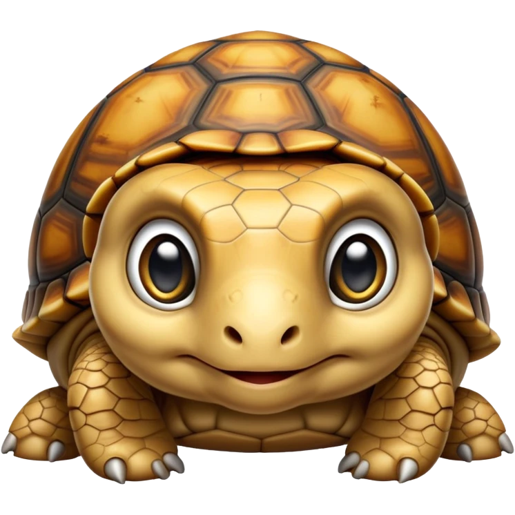 cinematic-baby tortoise-realistic--emoji,,-cute-wise-face-peering-ahead-with-calm-determination,-cute large-eyes-reflecting-centuries of wisdom, emoji