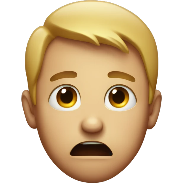 Big scared face emoji