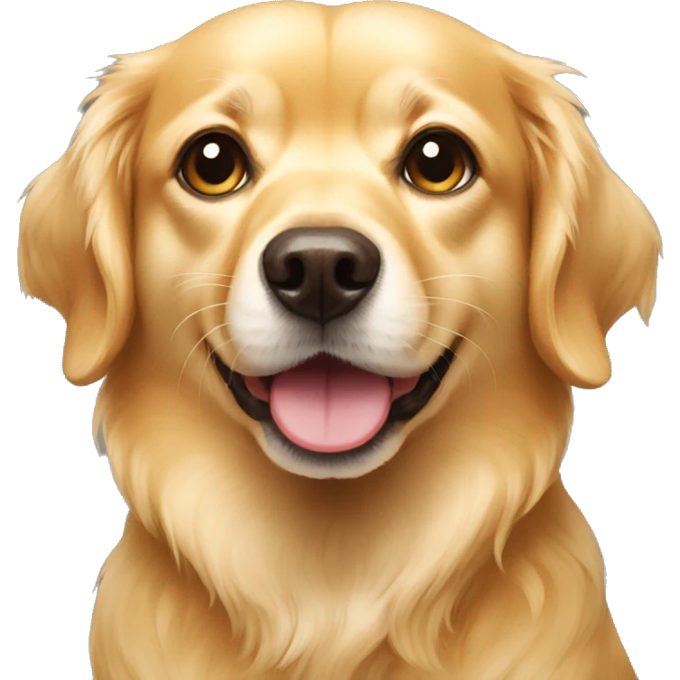 golden dog, something between chihuahua and golden retriever emoji